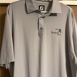 FootJoy Gray Spyglass Hill Polo Shirt